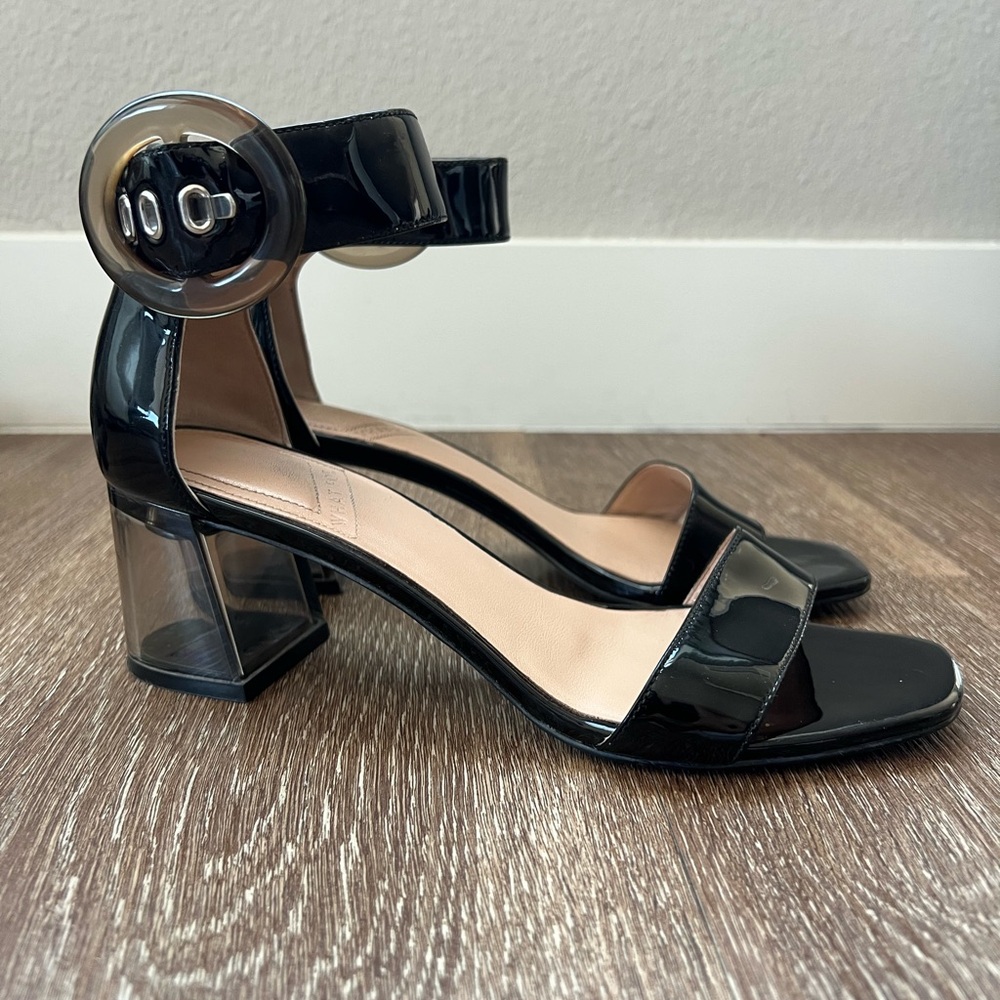 Patent leather heels WHAT FOR black size 39 EU